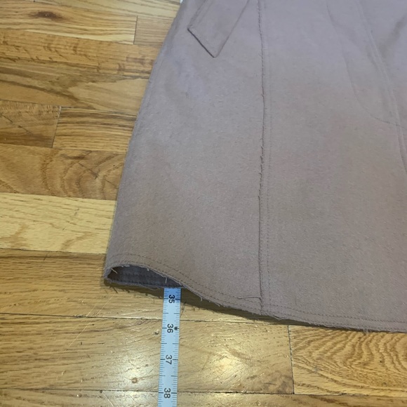 Deconstructed wool trench coat - Picture 8 of 9